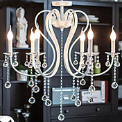Chandelier, 6 Light, Modern Creative Metal Painting