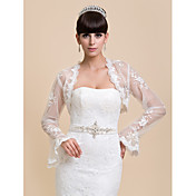 Gorgeous Long Sleeve Lace Evening/Casual Wrap/Jacket (More Colors)