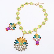 Women's Europe Bohemia Contrast Color Necklace