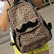 Women’s Lovely Leopard Print Canvas Backpacks