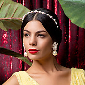 Flower Design Rhinestone And Pearl Wedding/Special Occation Headbands