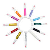 12PCS 2in1 Fine Pen Nib&Nail Polish Brush Nail Art Painting Pen Nail Art Decoration Kit