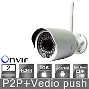 Sinocam 2.0MP Onvif Wifi Plug & Play  4mm IP Camera Max 40M Wifi Distance 