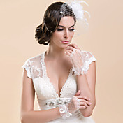 Lace Bridal Fingerless Wrist Length Gloves (More Colors Available)
