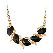 Kushang Resin Leaves Wing Collar Necklace