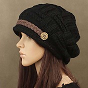 Women's Knitting Earmuffs Winter Pure Warm Hat