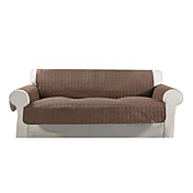 Waterproof Microsuede Solid Mini Cube Quilting Sofa Cover