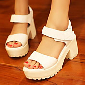 Sunfarey Women's Platform Chunky Heel  High-Heeled Shoes