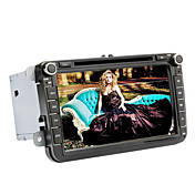 8-inch 2 Din TFT Screen In-Dash Car DVD Player For Volkswagen With Bluetooth,Navigation-Read GPS,iPod-Input,RDS,TV