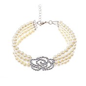 Silk Road The Roses White Pearl Bracelet 617088
