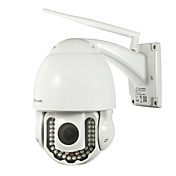 Sricam-MiNi PTZ Wireless HD 720P H.264 IR-CUT 4X IR 25M Speed Dome Outdoor IP Camera,P2P