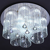 2 Way Graceful LED Crystal Ceiling Light 12 Light