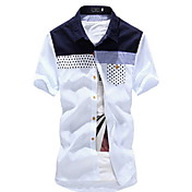 Mymstorm&M Men's Joint Fashion Joker Shirt(Screen Color)