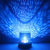 Star Projector Night Light LED Interchanging Colours 4.5V DC 3*AA USB Interface