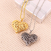 European and American jewelry retro love necklace gold silver N300 N98