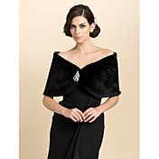 Elegant Faux Fur Evening/Casual Shawl(More Colors)