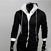 Dailun Men's  Korean Style Slim Zip Coat