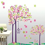 Frankie™ Plant flowers DIY Removable Wall Stickers Dandelion Girl 3D layers