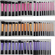 20 Pieces Super Soft Dense Make Up Brush Amazing Complete Kit for Makeup with 3 Different Colors 