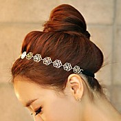 Lucky Doll Cut Out Rose Hair Clip