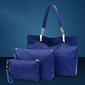 Bosilan Women's 3 Set Croco Bag (38*13*28)
