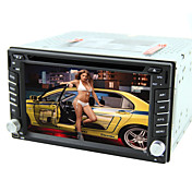 6.2-inch 2 Din Touch Screen LCD Car Stereo Radio DVD Player with  Bluetooth,Navigation-Ready GPS,iPod-Input,RDS