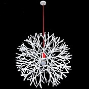 3W Romantic White Acrylic Dandelion Chandeliers with 1 Lights