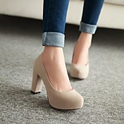 Women's Chunky Heel Round Toe Pumps/Heels Shoes (More Colors)