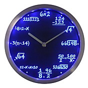 nc0461 Math Class Algebra Formula Mathematics Teacher gift Neon LED Wall Clock
