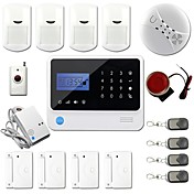 App Controlled Wireless&Wired GSM Autodial Home Alarm System +Smoke Sensor