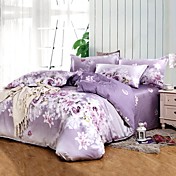 Shuian® Duvet Set Cover 100% Cotton Comfort Keep Warm Modern Style Bedding Items 4 Piece Suit Full