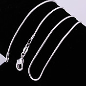 Vivid Women's All Match Silver Plate Pole-Chain