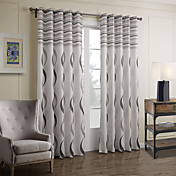 (Two Panels) Barroco Classic Style Paisley Energy Saving Curtain
