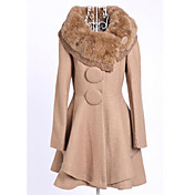 D&YY Women's Warm Wool Coat