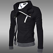 Reverie Men's Korean Style Lapel Neck Bodycon Coat