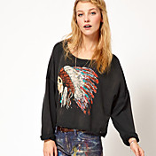Huacheng Women's Fashion Casual Printed Hoodies SV001638