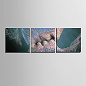 Canvas Set of 3 Modern Romance Kiss People Stretched Canvas Print Ready to Hang