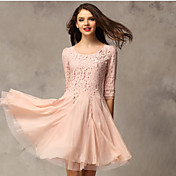 Sexylady European Chiffon Lace Dress