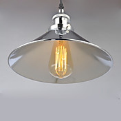 Factory Filament Metal Pendant Polished Nickel