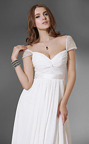 Chiffon A-line Floor-length Evening Dress 