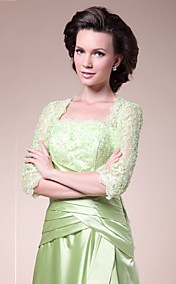A-line Square Floor-length Stretch Satin Mother of the Bride Dress 