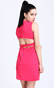 TS Simplicity Open-back Flair Dress (More Colors)