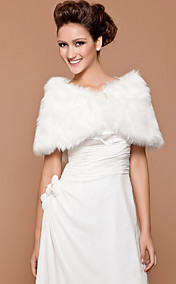 Faux Fur Wedding / Special Occasion Shawl