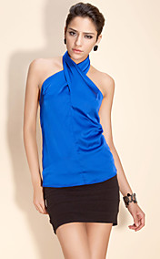 TS High Neck Halter Blouse Shirt