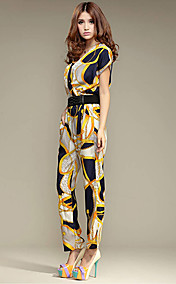 Genteel Silk Fashion Jumpsuit Pants