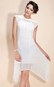 TS Irregular Hemmed Lace Dress