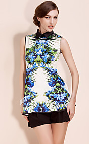 TS Abstract Flower Sleeveless Top (More Colors)