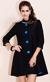 TS Vintage Style A Line Woolen Coat