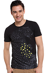 Floral Printed Round Neck T-Shirt