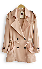 Fashion Double Breasted Windbreaker
